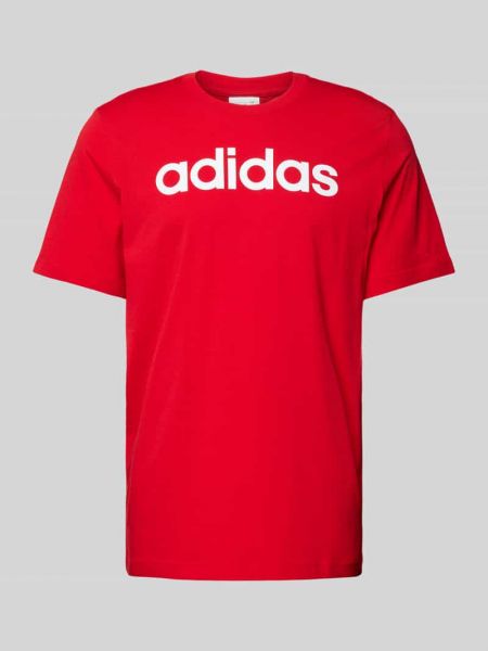 Koszulka z nadrukiem Adidas Sportswear czerwona