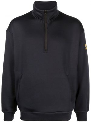 Trykt sweatjakke Stone Island blå