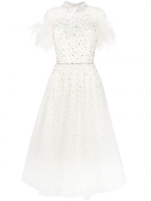 Krystaller dress Jenny Packham hvit