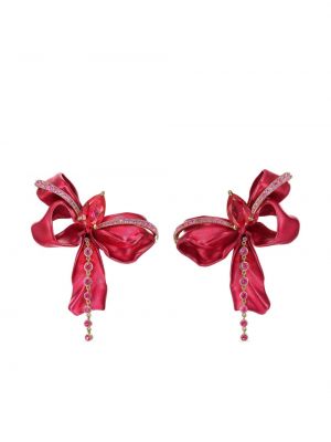 Boucles d'oreilles avec noeuds Anabela Chan rouge