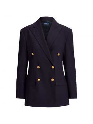 Шерстяной пиджак Polo Ralph Lauren черный