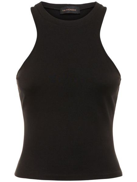 Jersey tank top The Andamane svart