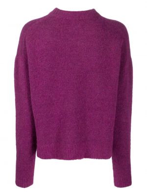 Sweter z okrągłym dekoltem Alysi fioletowy