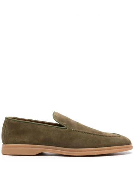 Pantofi loafer din piele de căprioară Doucal's verde