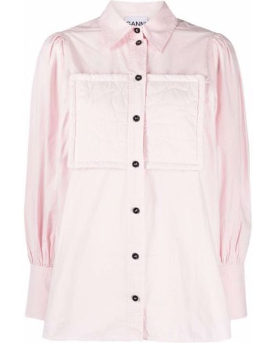 Camisa Ganni rosa