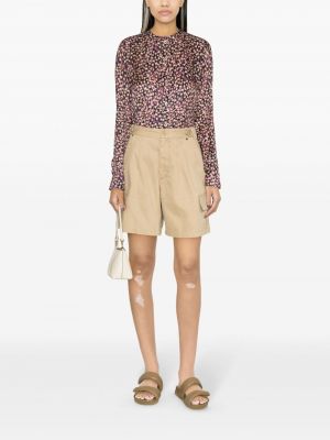 Shorts cargo en coton avec poches Isabel Marant