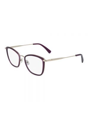 Okulary Longchamp fioletowe