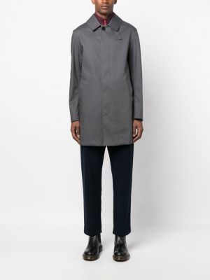 Bavlněný kabát Mackintosh šedý