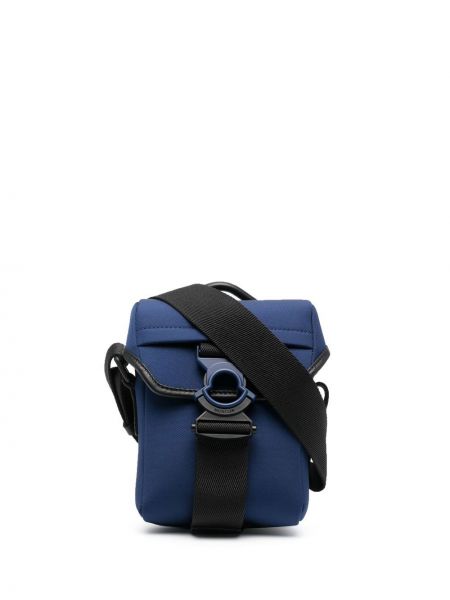 Чанта за ръка с принт Moncler синьо