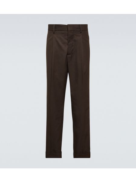 Прямые брюки со средней посадкой Tod'S коричневый