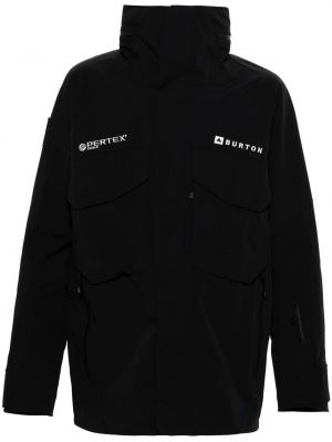 Skijaška jakna s kapuljačom Burton crna