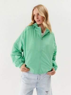 Denim jakna Calvin Klein Jeans zelena