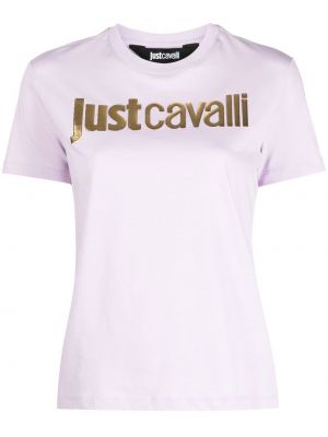 T-shirt Just Cavalli viola