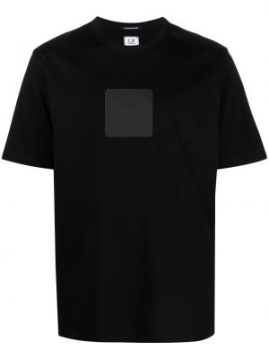 Džerzej bavlnené tričko C.p. Company čierna