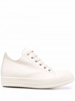 Blonder snøring sneakers Rick Owens hvit