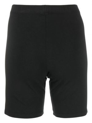 Shorts en coton Sporty & Rich noir