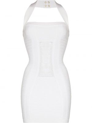 Strikket dress Balmain hvit