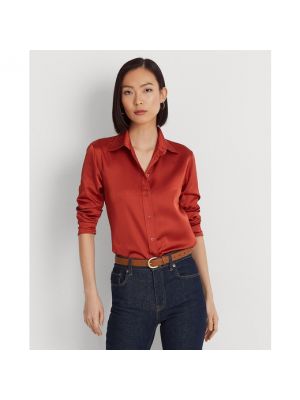 Camisa manga larga Lauren Ralph Lauren rojo
