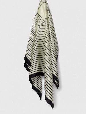 Jedwabna chusta Sisley beżowa