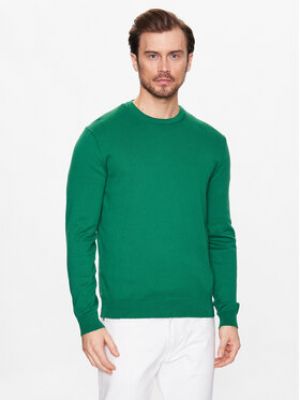 Priliehavý sveter United Colors Of Benetton zelená