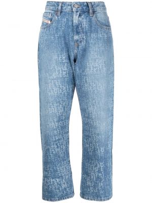 Straight jeans ausgestellt Diesel blau
