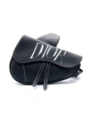 Riñonera de cuero Dior Vintage negro