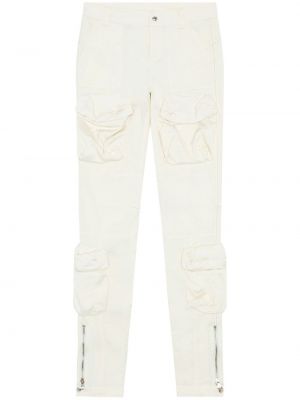 Pantalon cargo avec poches Diesel blanc