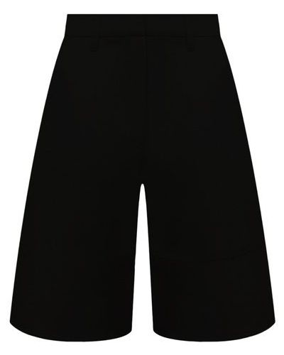 Хлопковые шорты Valentino черные