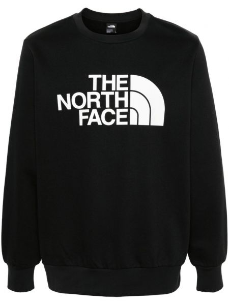 Painettu collegepaita The North Face musta