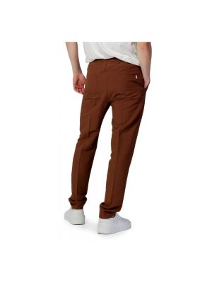 Pantalones chinos de lino Liu Jo marrón