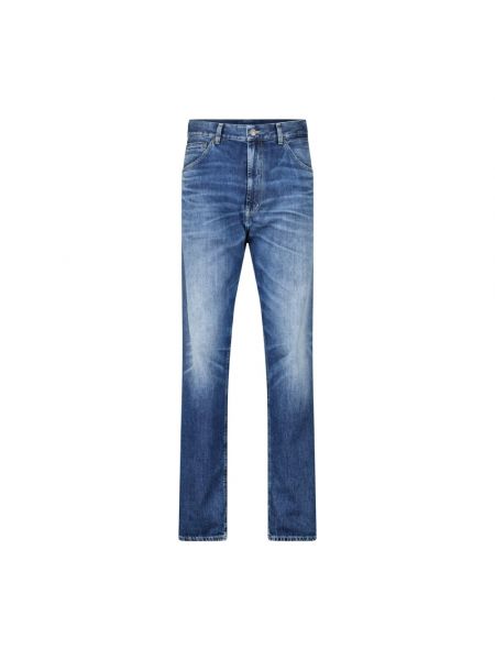 Jeansy skinny relaxed fit Dondup niebieskie