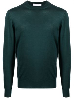 Пуловер с кръгло деколте Cruciani зелено