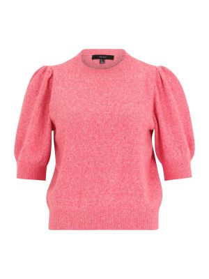 Меланжов пуловер Vero Moda розово
