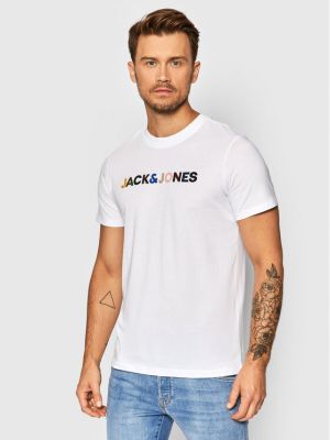 Priliehavé tričko Jack&jones Premium biela