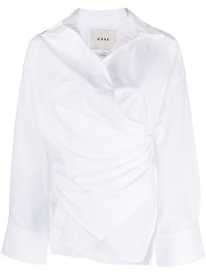 Асиметрична риза Róhe бяло