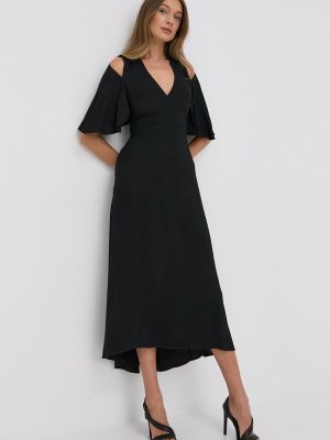 Midi haljina Victoria Beckham crna