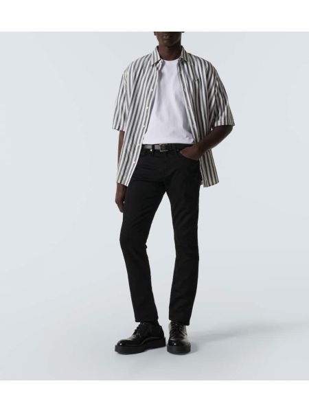 Βαμβακερή μπλούζα από ζέρσεϋ Frame λευκό