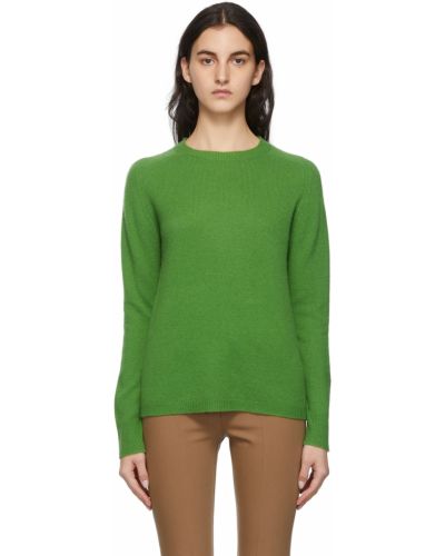 Z kaszmiru sweter S Max Mara, zielony