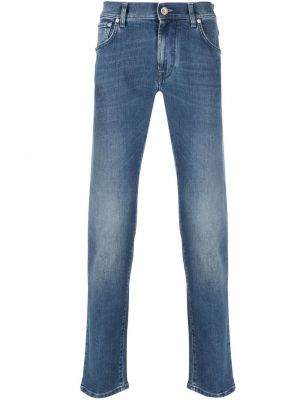 Slim fit skinny jeans Corneliani blau