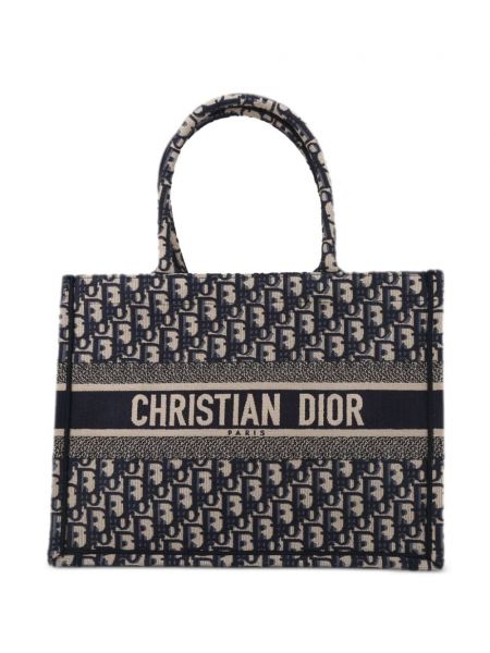 Modrá shopper kabelka Christian Dior Pre-owned
