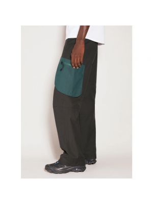 Pantalones cargo con bolsillos (di)vision negro