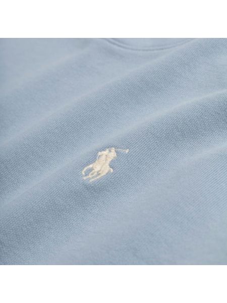 Bluza bawełniana w jednolitym kolorze Polo Ralph Lauren niebieska