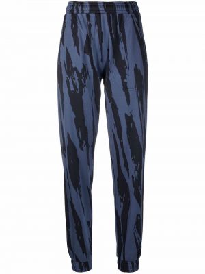 Pantalones rectos con estampado Kenzo azul