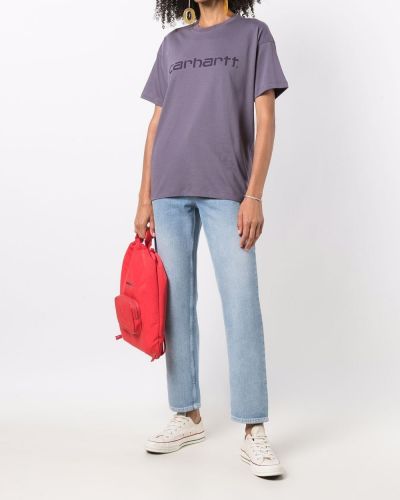 Camiseta con estampado Carhartt Wip violeta