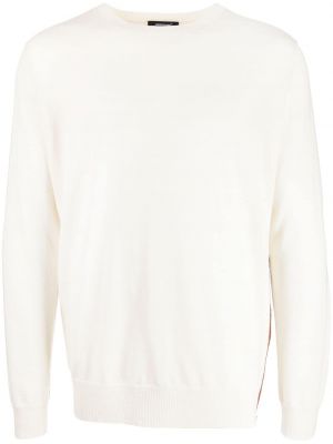 Kašmírový sveter na zips Undercover biela