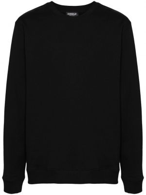 Raštuotas medvilninis džemperis Dondup juoda