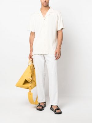 Chemise avec manches courtes Frescobol Carioca blanc