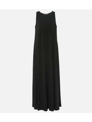 Μίντι φόρεμα από ζέρσεϋ Max Mara μαύρο