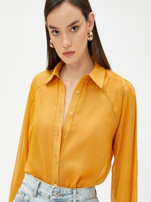 Рубашка Koton желтая
