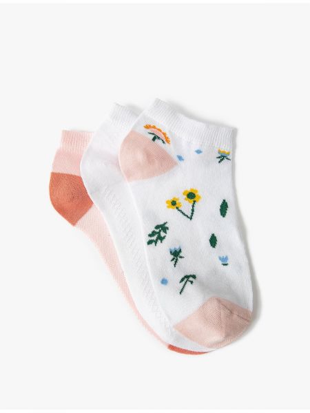 Nogavice s cvetličnim vzorcem Koton